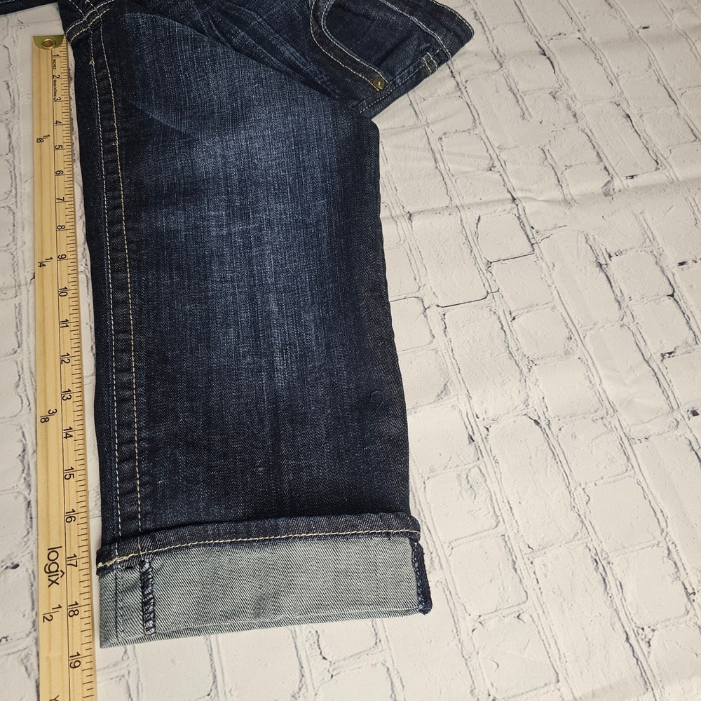 Kut From The Kloth Natalie Crop Jeans Women Size 6 Dark Wash Cuffed Denim - Picture 15 of 15